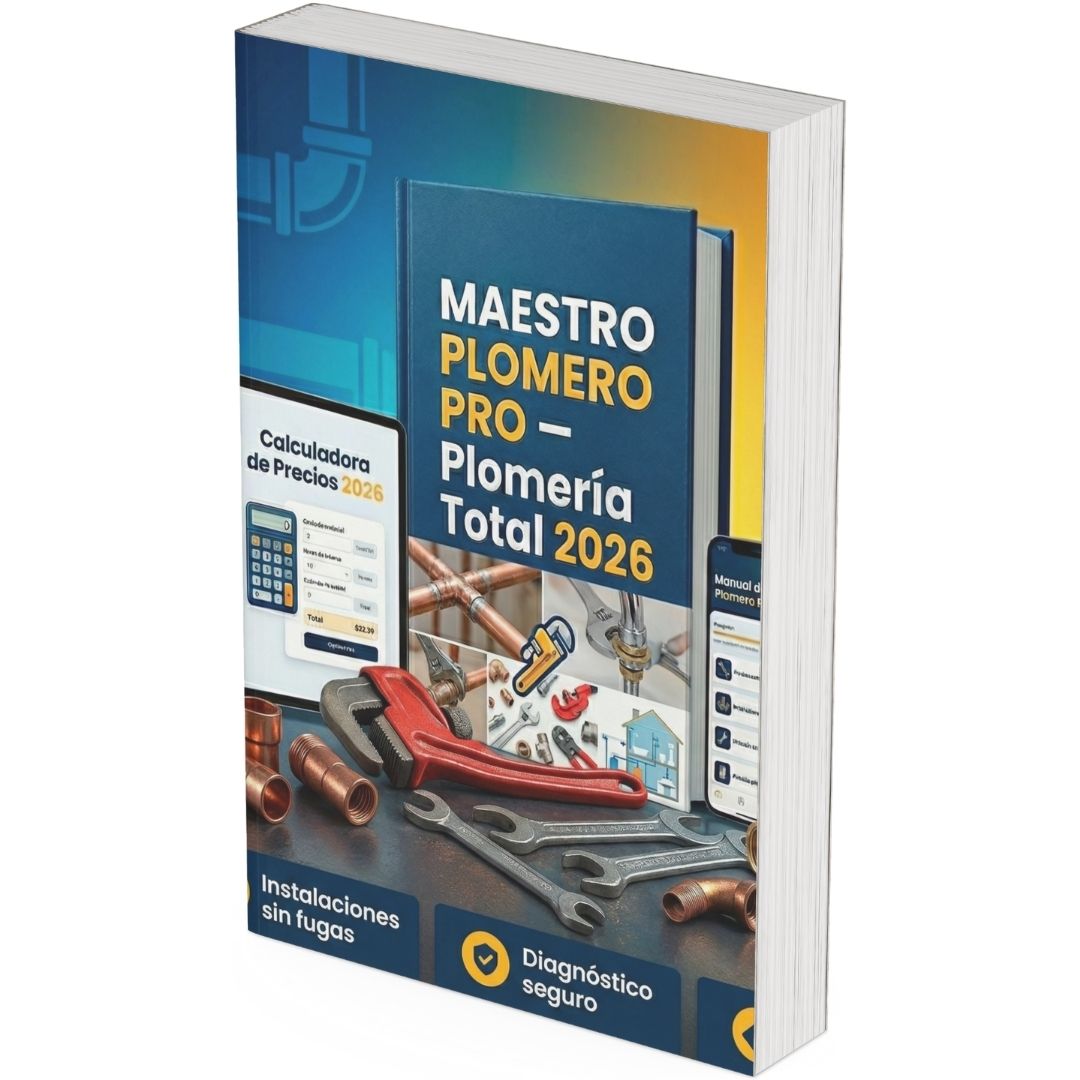 Maestro Plomero Pro – Plomería Total 2026 (Curso + Calculadora de Precios)